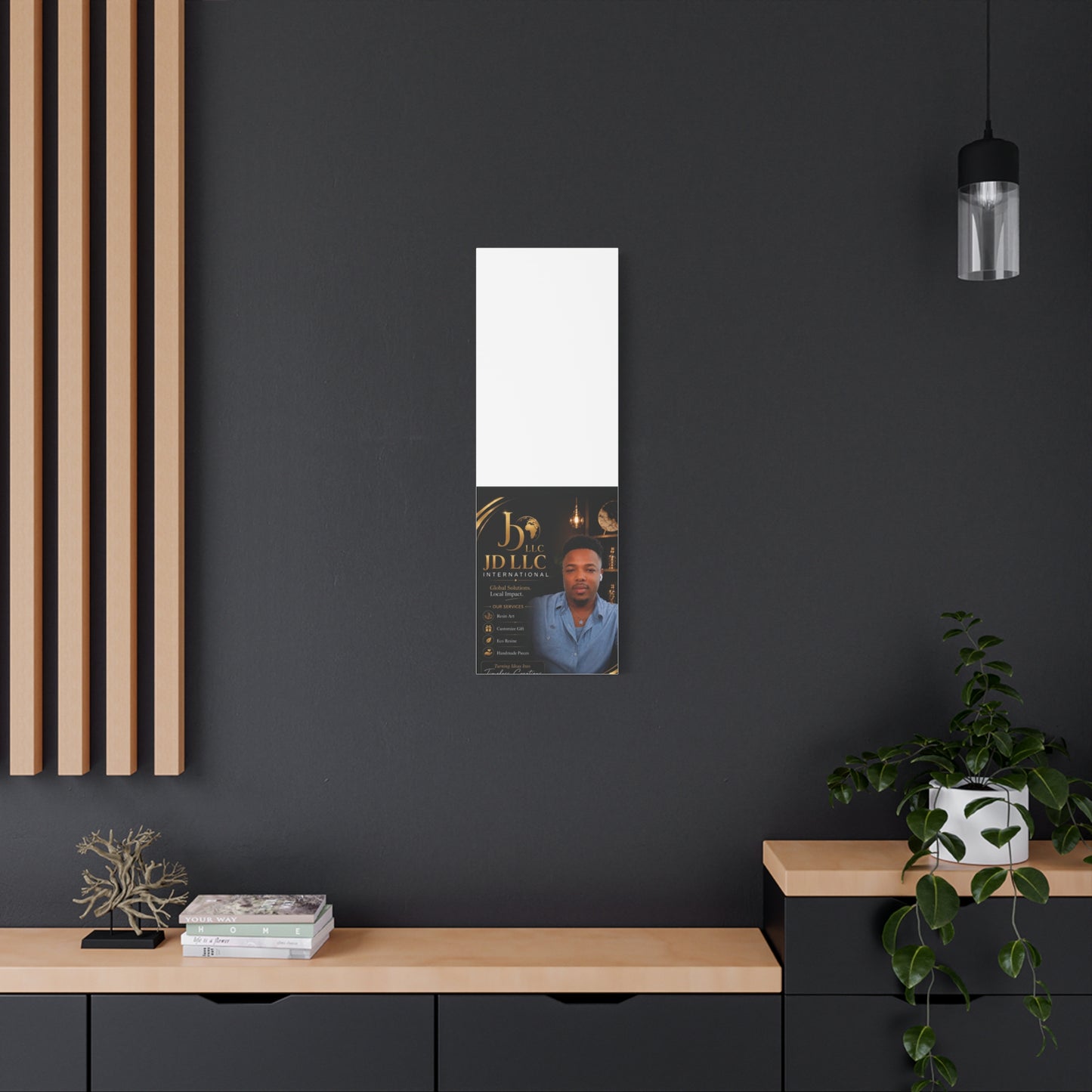 Canvas Print - JD LLC International Branded Portrait (Matte Stretched Canvas)