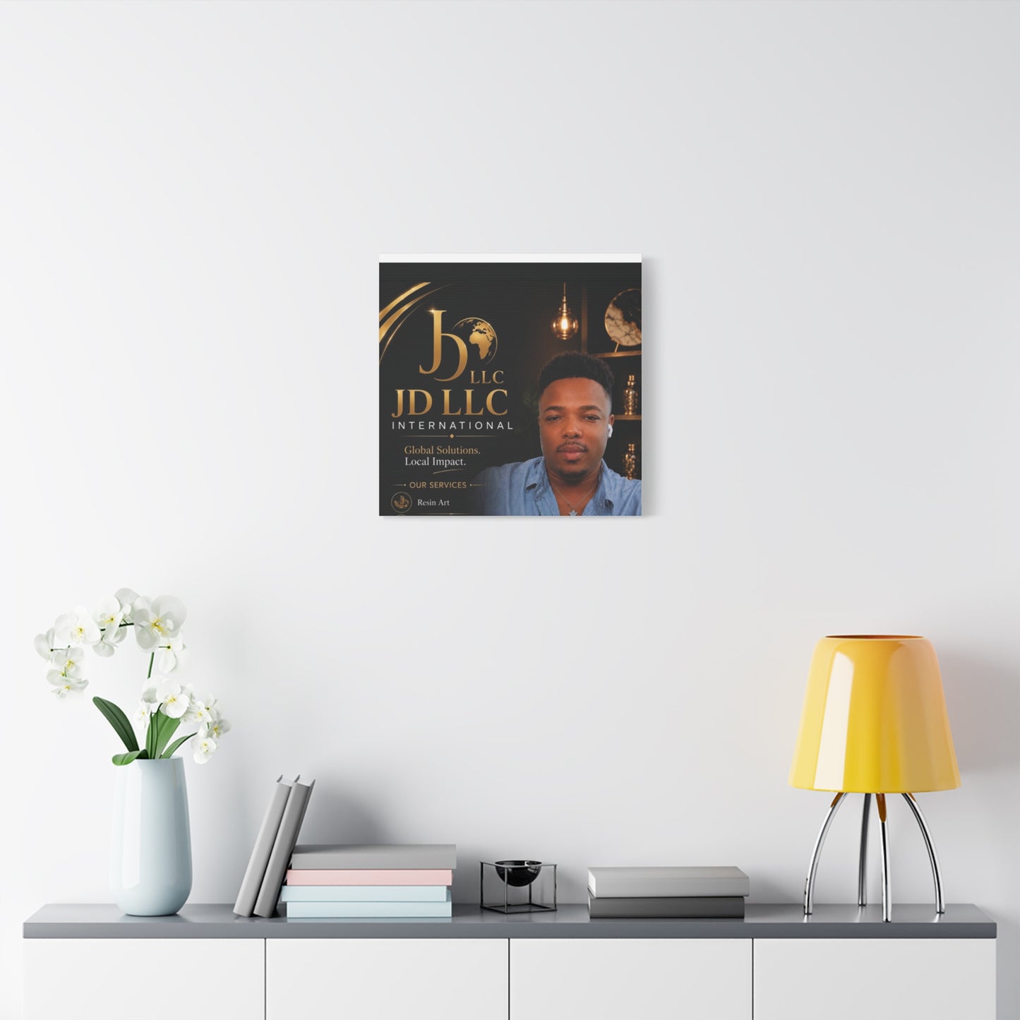 Canvas Print - JD LLC International Branded Portrait (Matte Stretched Canvas)