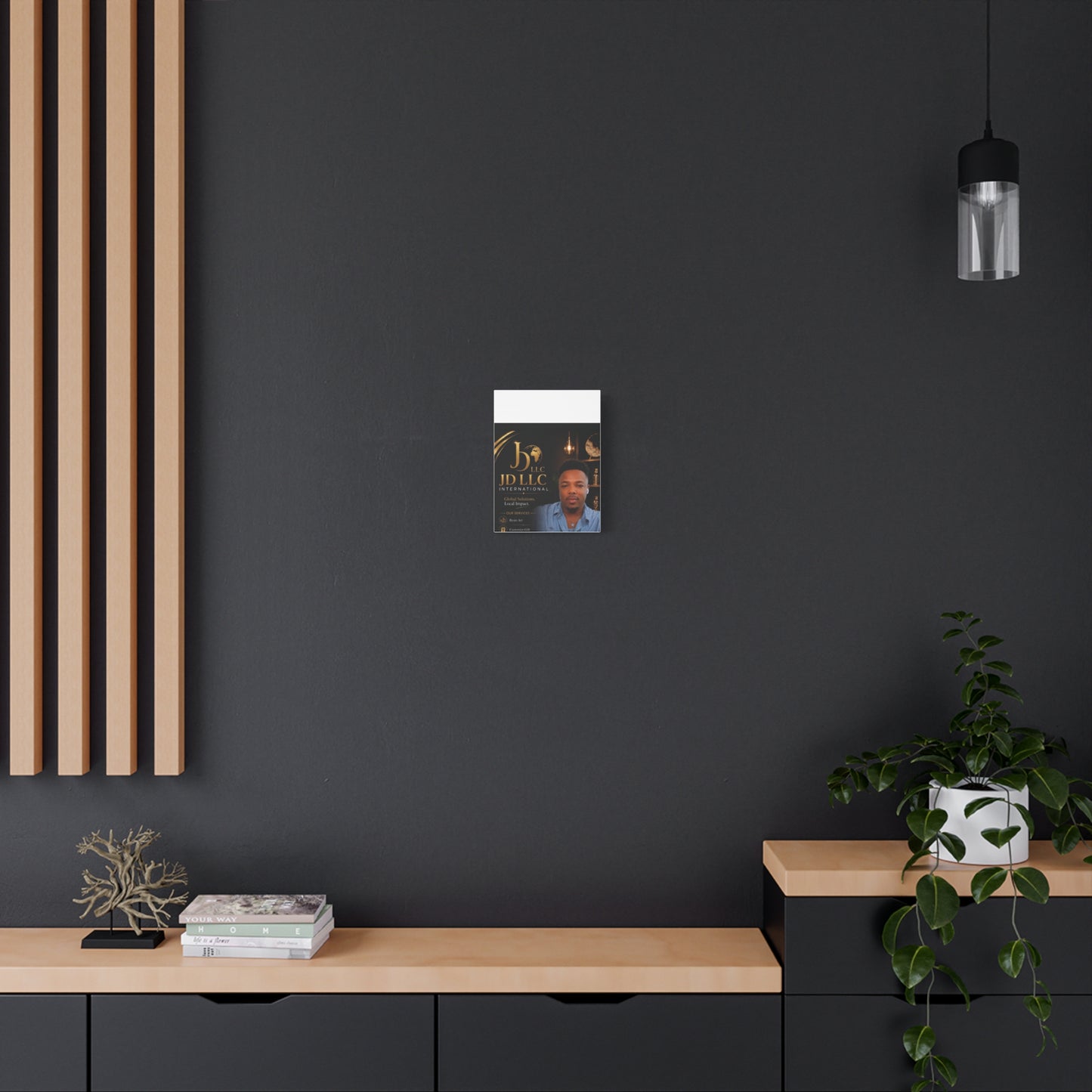 Canvas Print - JD LLC International Branded Portrait (Matte Stretched Canvas)