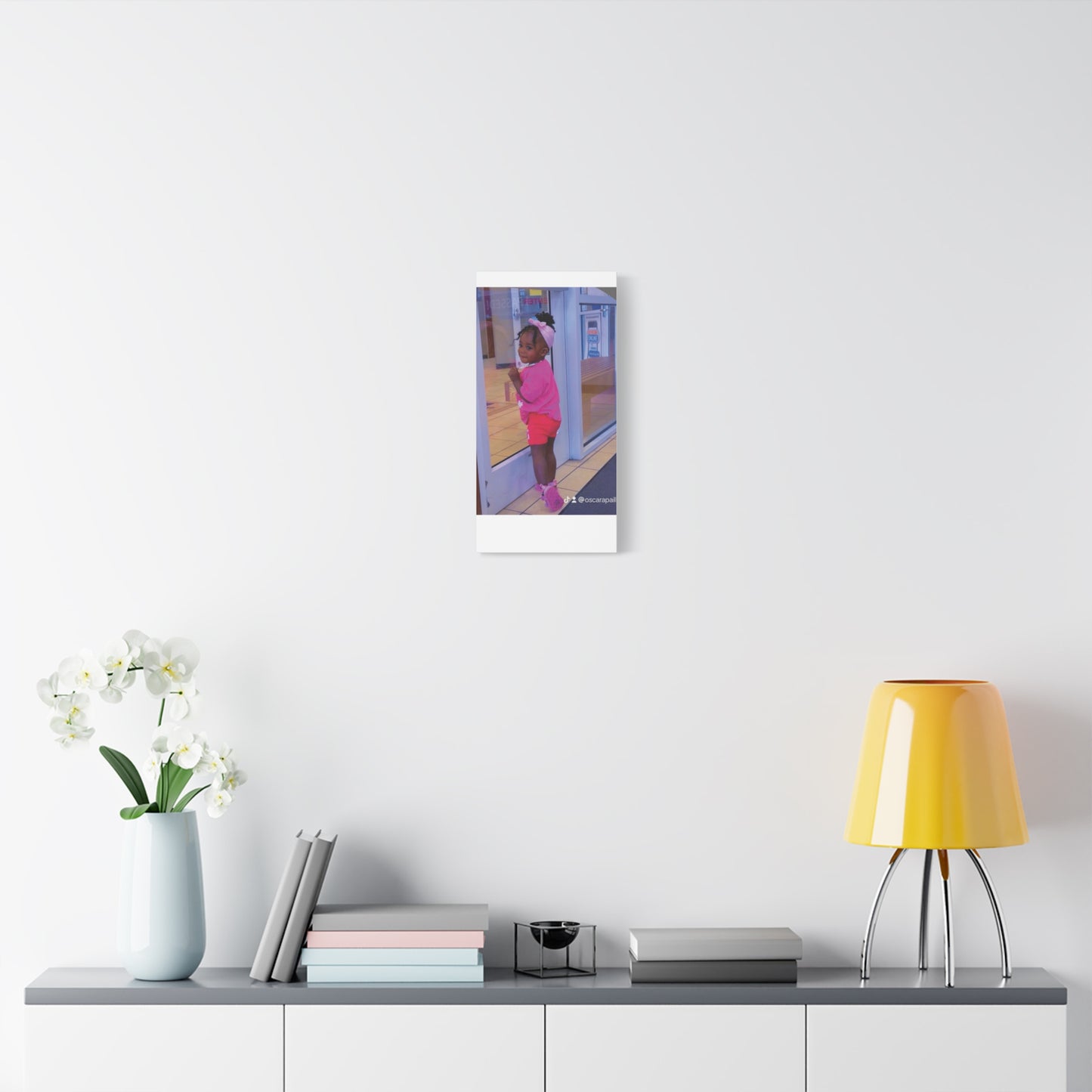Canvas Wall Art - Candid Child Photo Matte Stretched Print