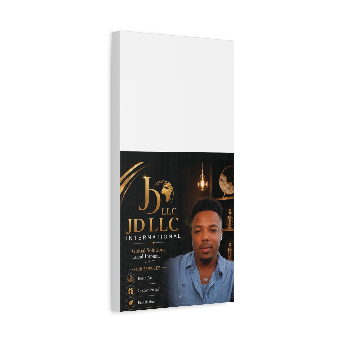 Canvas Print - JD LLC International Branded Portrait (Matte Stretched Canvas)