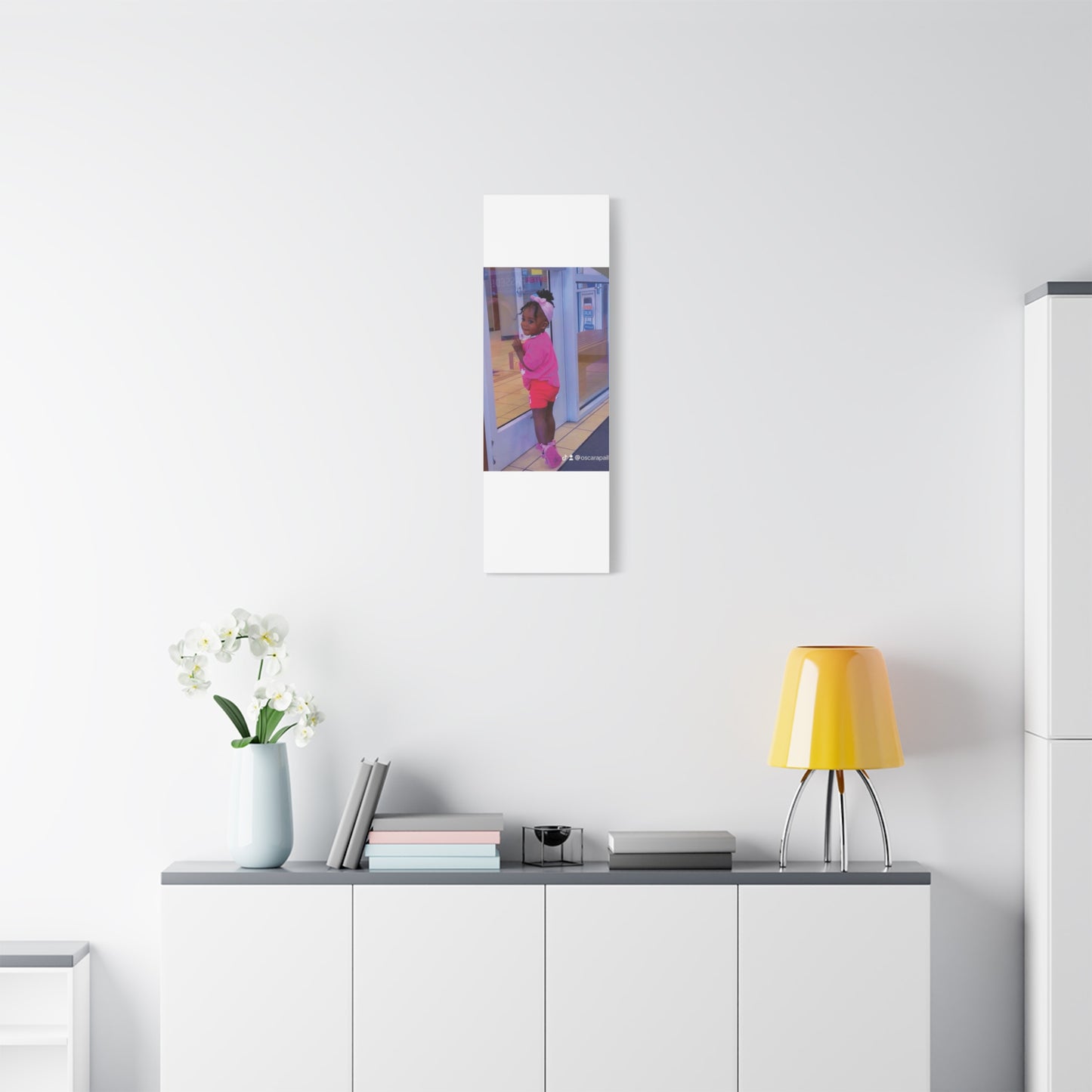 Canvas Wall Art - Candid Child Photo Matte Stretched Print