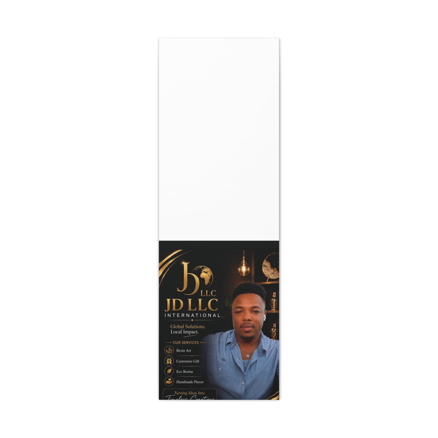 Canvas Print - JD LLC International Branded Portrait (Matte Stretched Canvas)