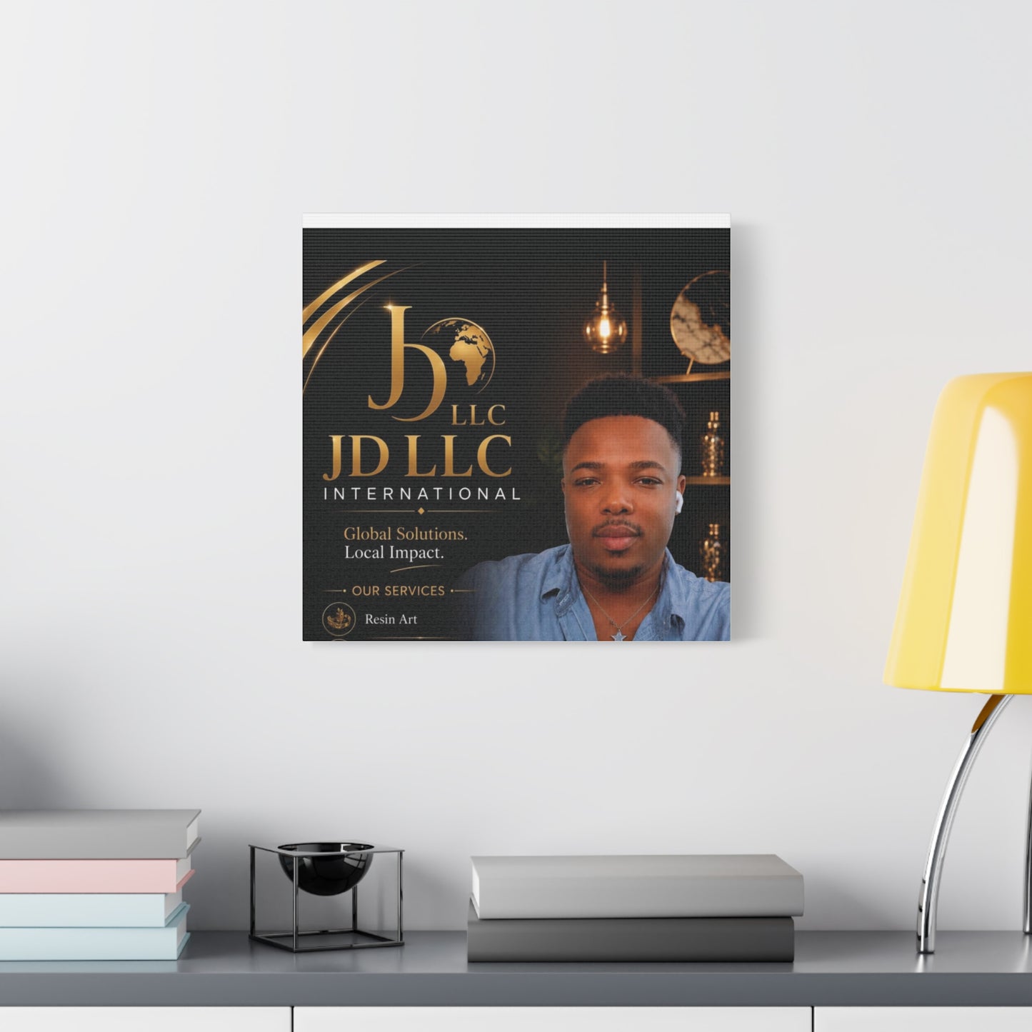 Canvas Print - JD LLC International Branded Portrait (Matte Stretched Canvas)