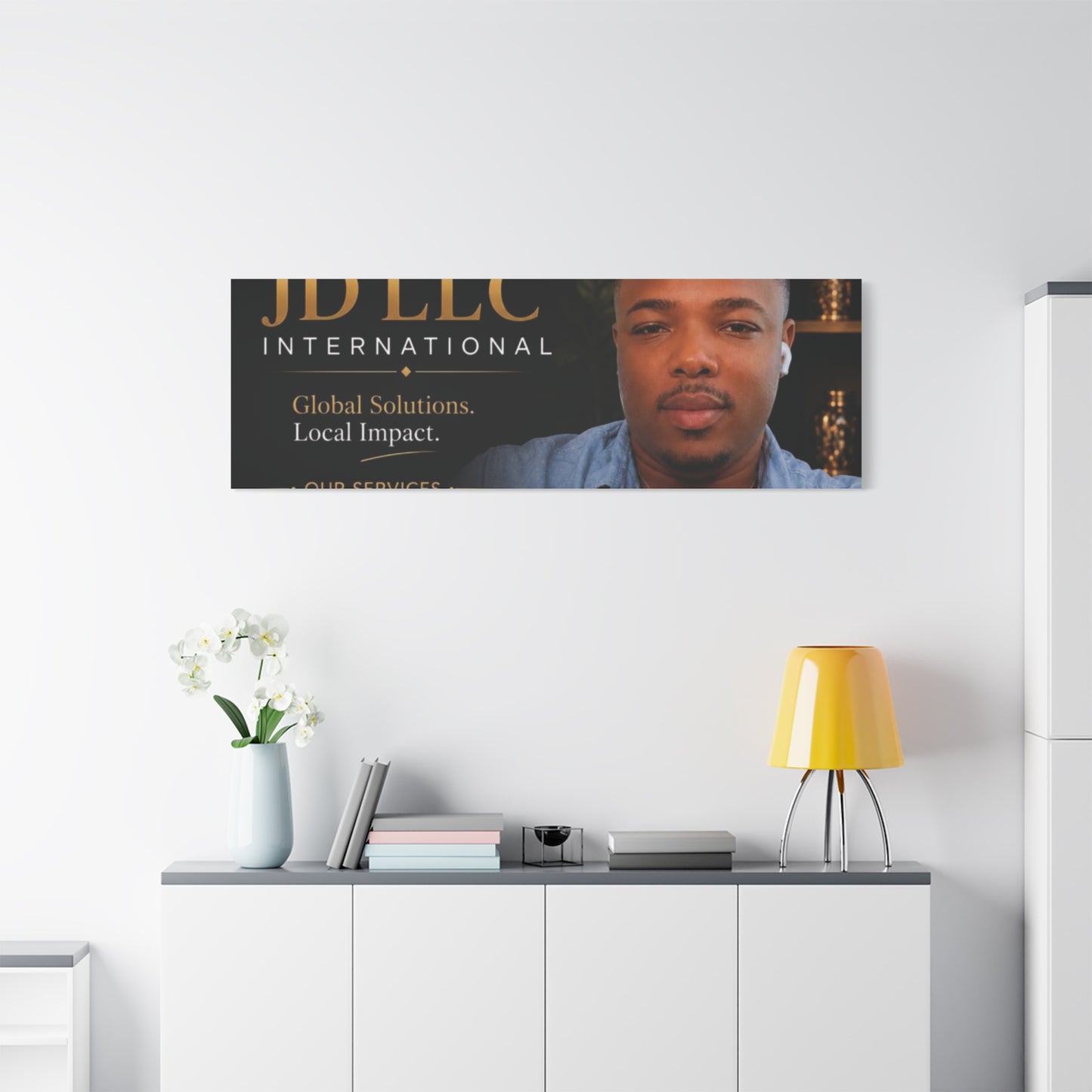 Canvas Print - JD LLC International Branded Portrait (Matte Stretched Canvas)