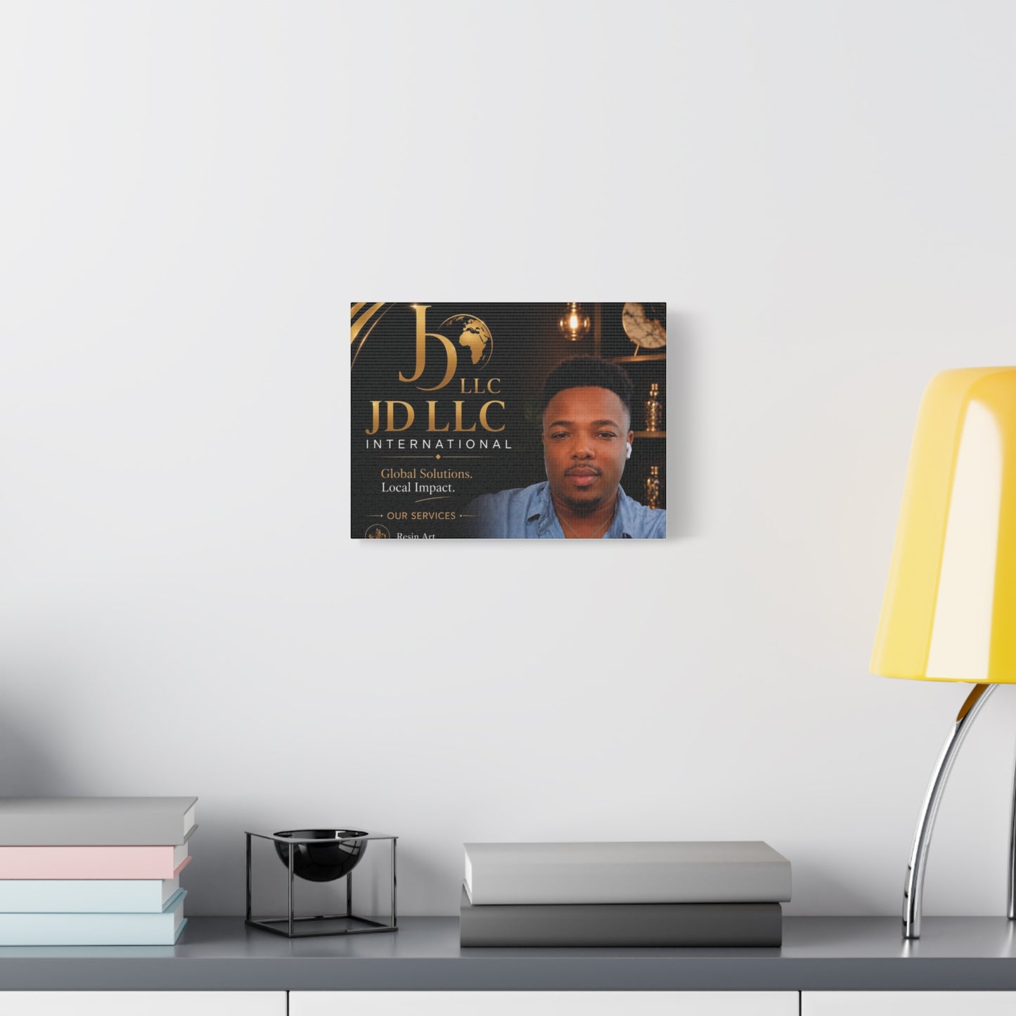 Canvas Print - JD LLC International Branded Portrait (Matte Stretched Canvas)