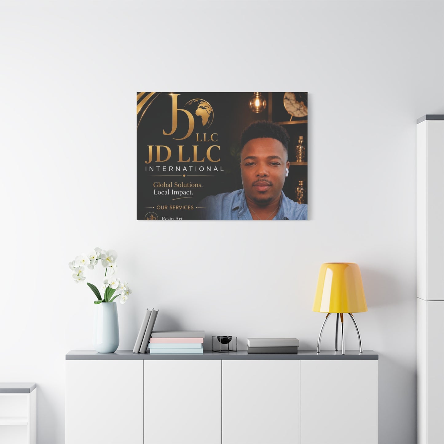 Canvas Print - JD LLC International Branded Portrait (Matte Stretched Canvas)
