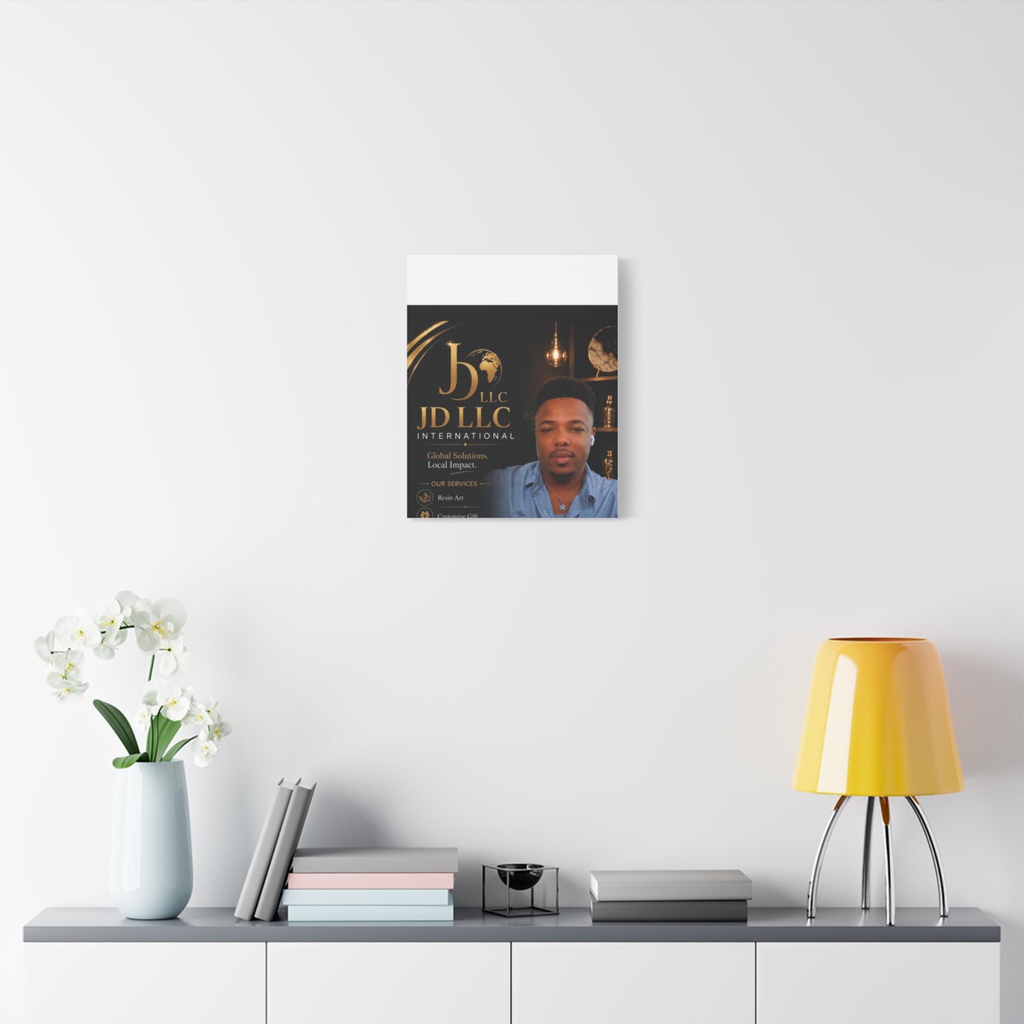 Canvas Print - JD LLC International Branded Portrait (Matte Stretched Canvas)