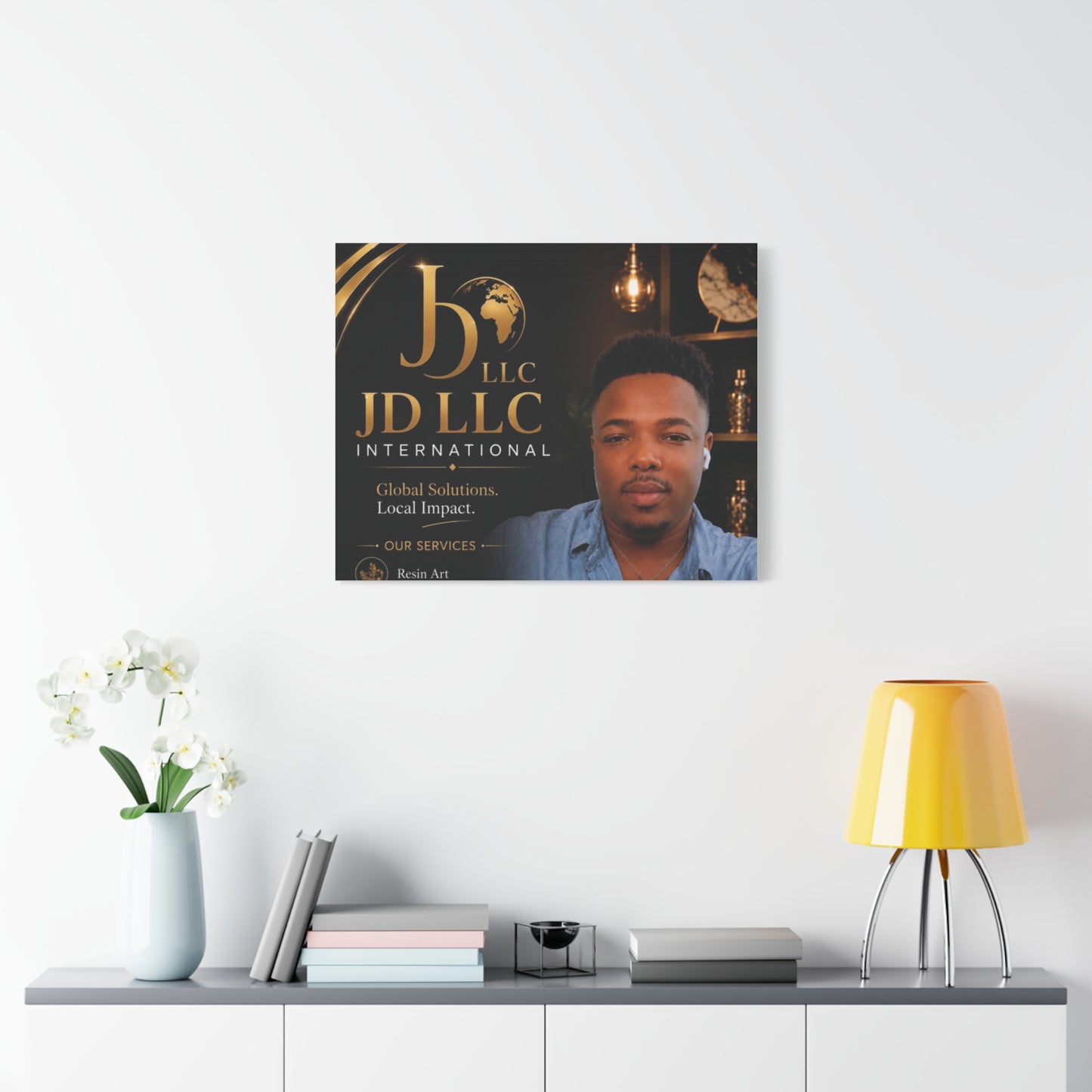 Canvas Print - JD LLC International Branded Portrait (Matte Stretched Canvas)