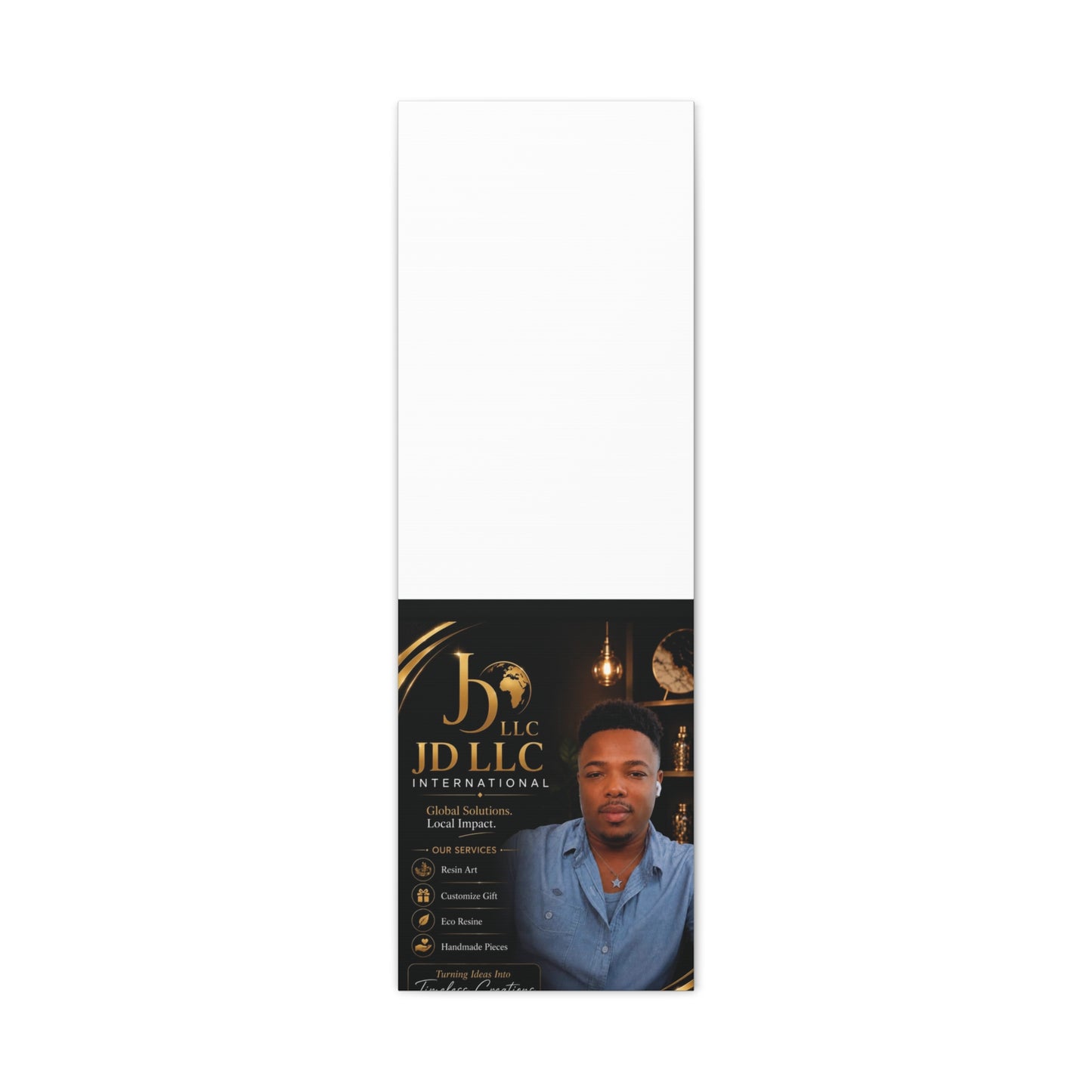 Canvas Print - JD LLC International Branded Portrait (Matte Stretched Canvas)