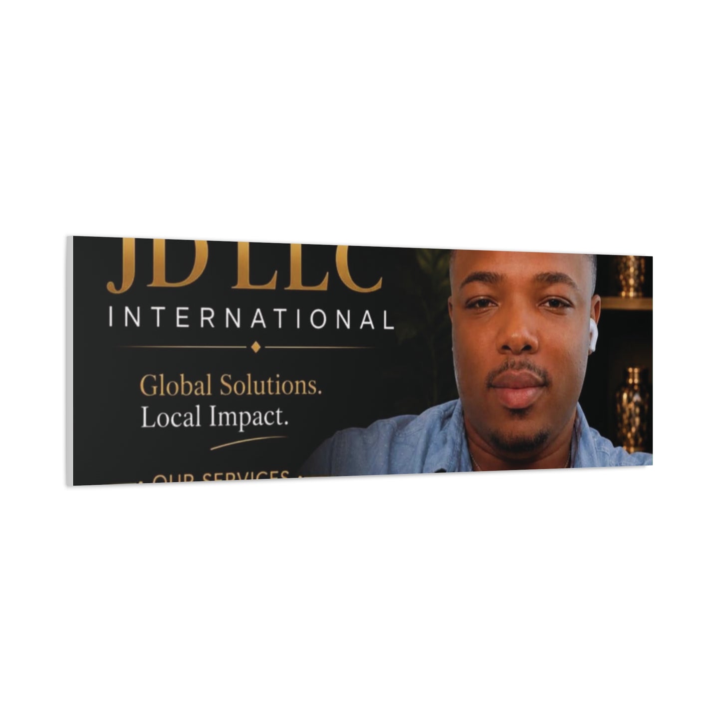 Canvas Print - JD LLC International Branded Portrait (Matte Stretched Canvas)