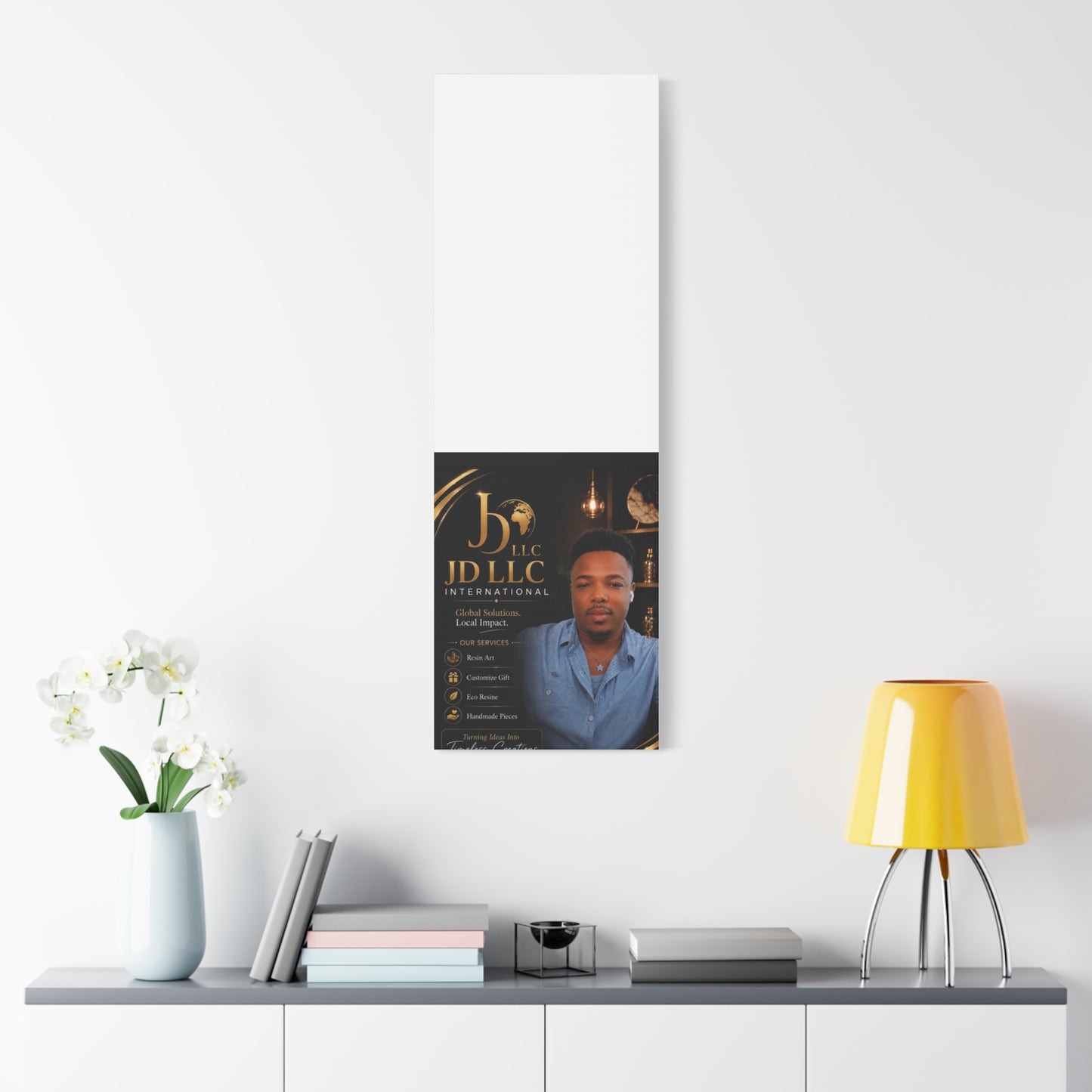 Canvas Print - JD LLC International Branded Portrait (Matte Stretched Canvas)
