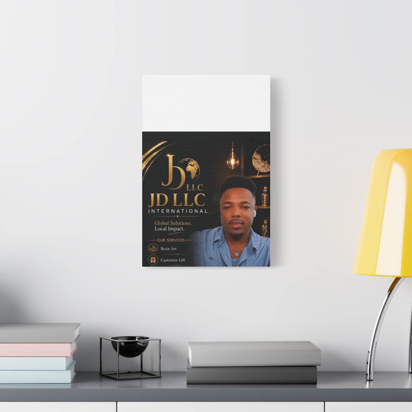 Canvas Print - JD LLC International Branded Portrait (Matte Stretched Canvas)