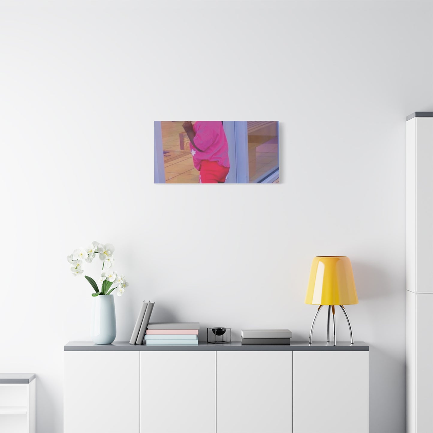 Canvas Wall Art - Candid Child Photo Matte Stretched Print