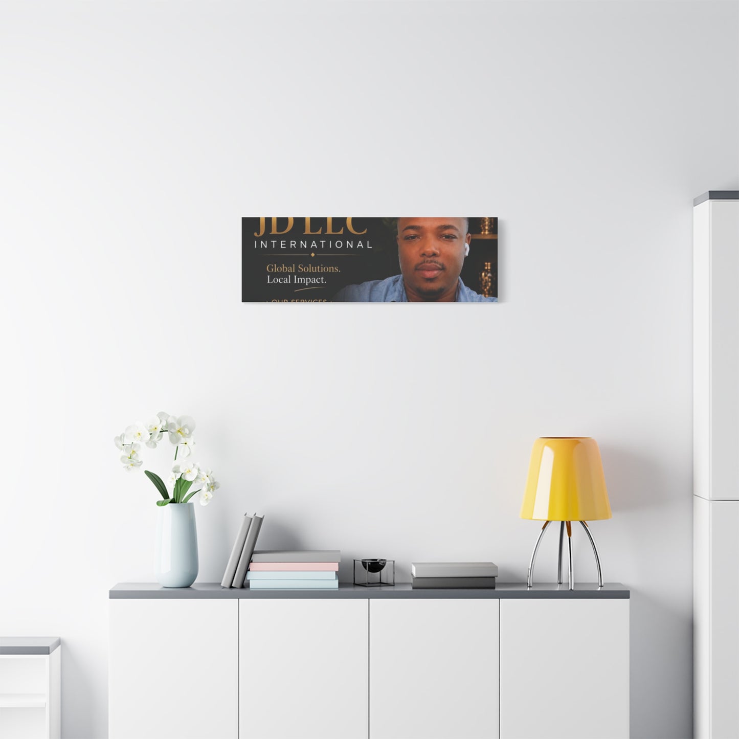 Canvas Print - JD LLC International Branded Portrait (Matte Stretched Canvas)