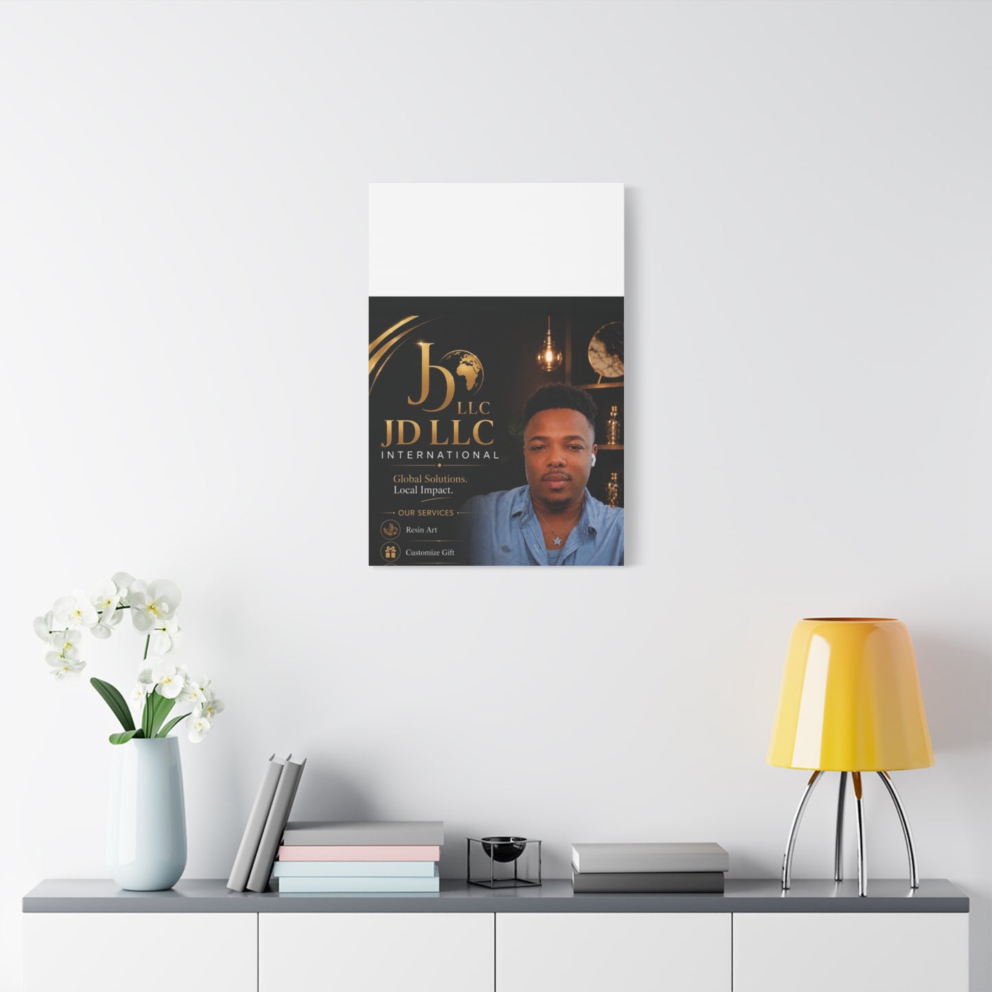 Canvas Print - JD LLC International Branded Portrait (Matte Stretched Canvas)