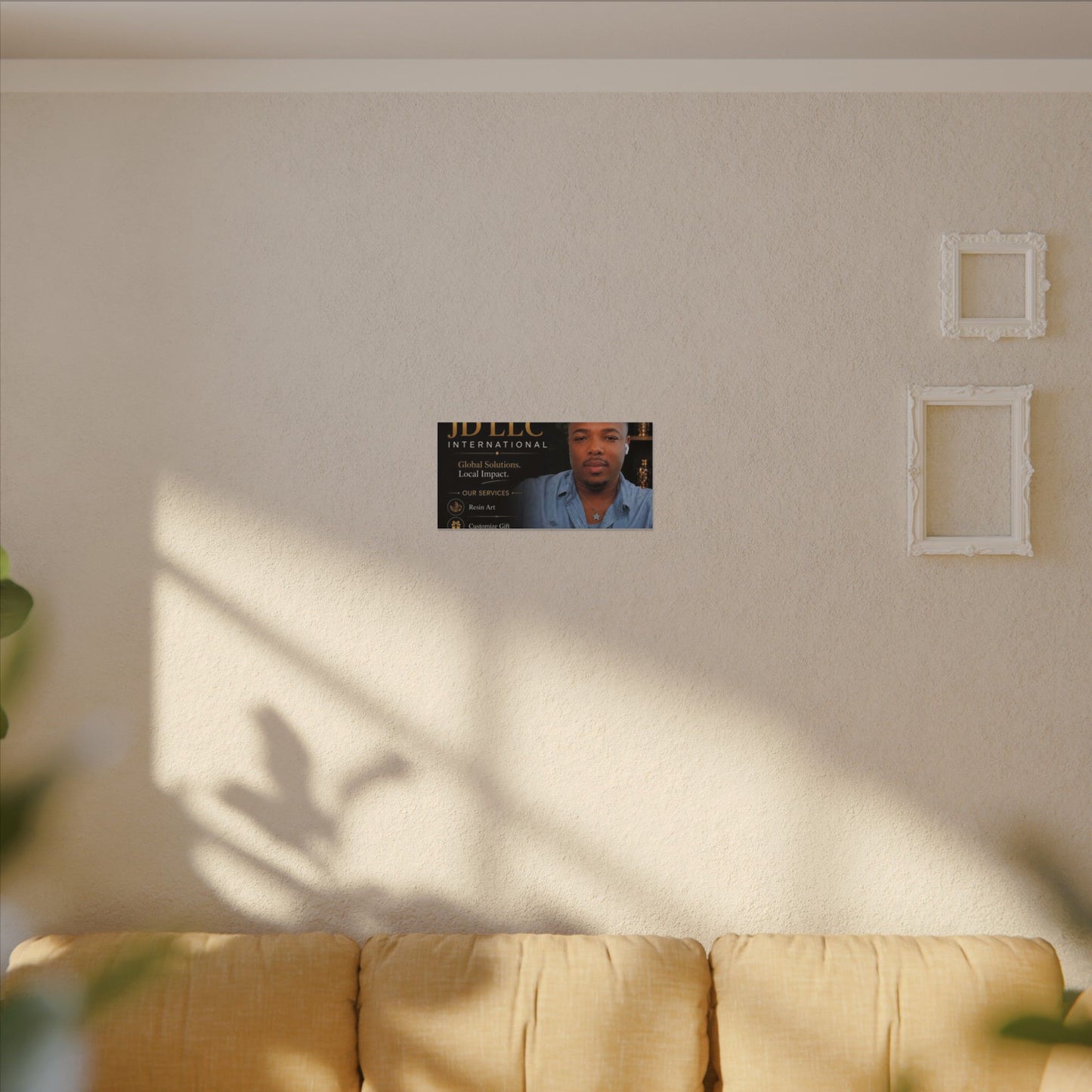 Matte Stretched Canvas - JD LLC International Business Portrait (Customizable)