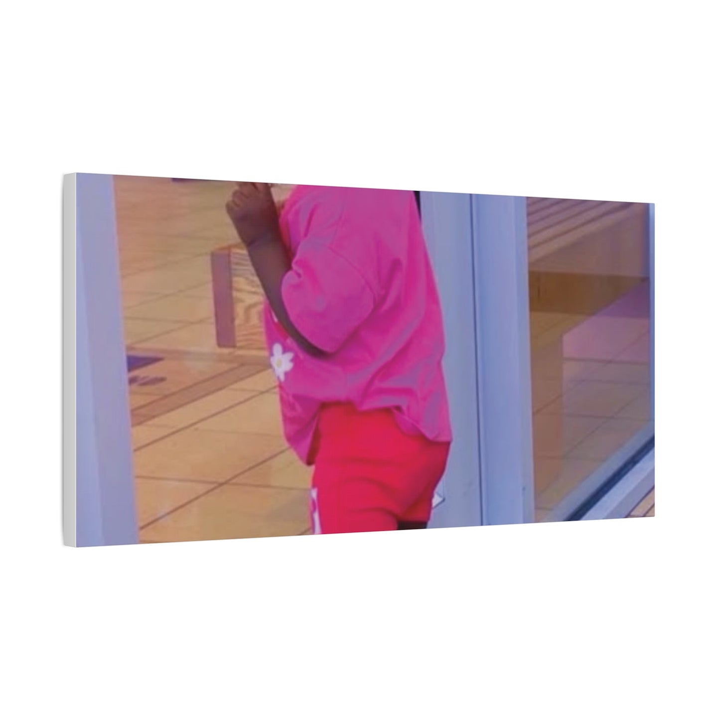 Canvas Wall Art - Candid Child Photo Matte Stretched Print