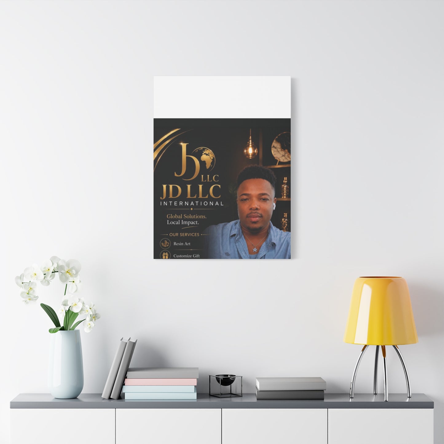 Canvas Print - JD LLC International Branded Portrait (Matte Stretched Canvas)