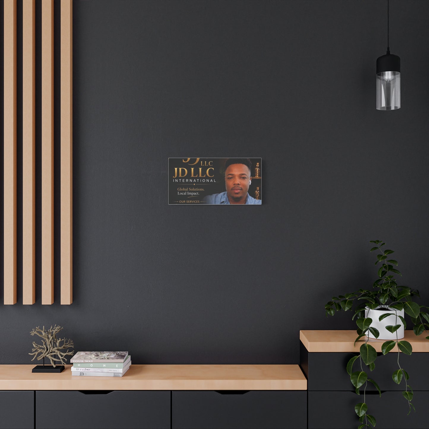 Canvas Print - JD LLC International Branded Portrait (Matte Stretched Canvas)