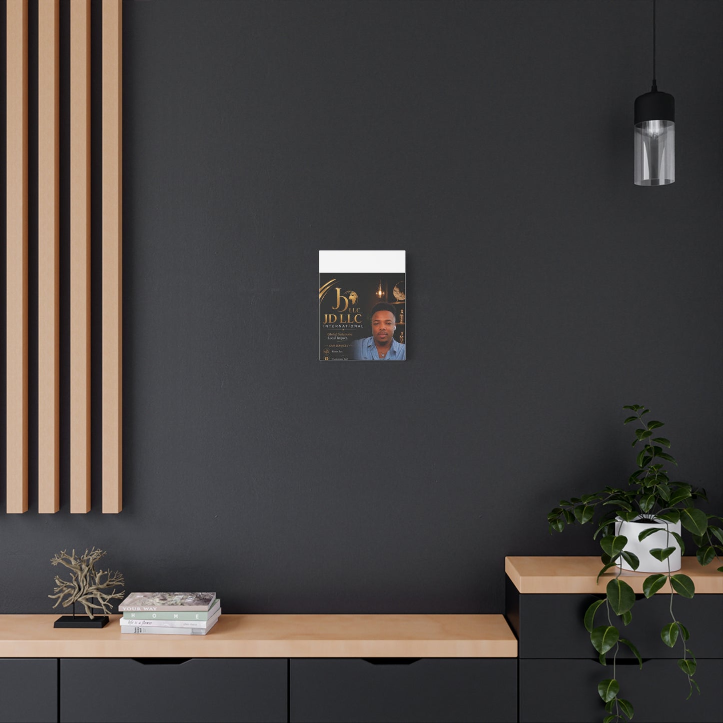 Canvas Print - JD LLC International Branded Portrait (Matte Stretched Canvas)