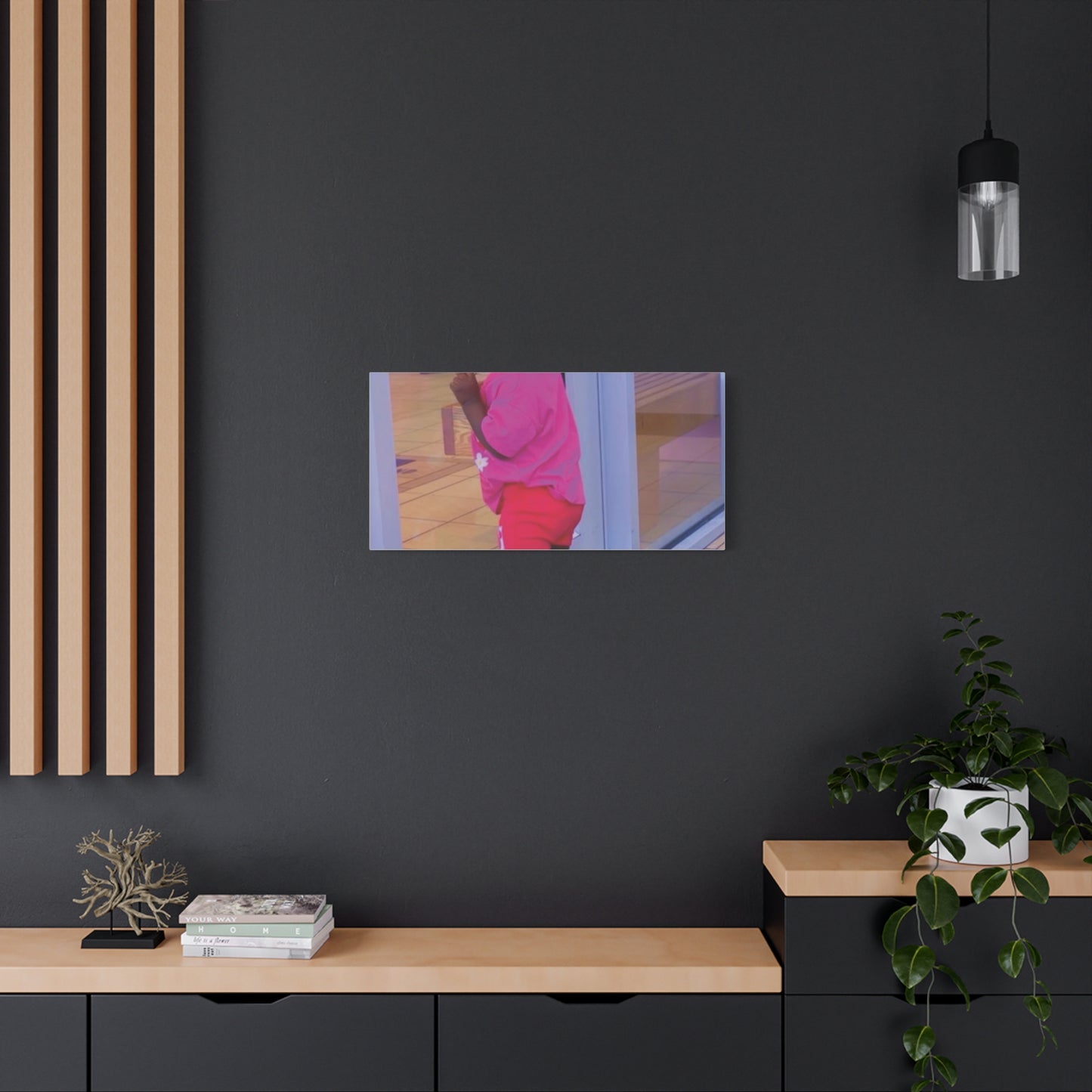 Canvas Wall Art - Candid Child Photo Matte Stretched Print