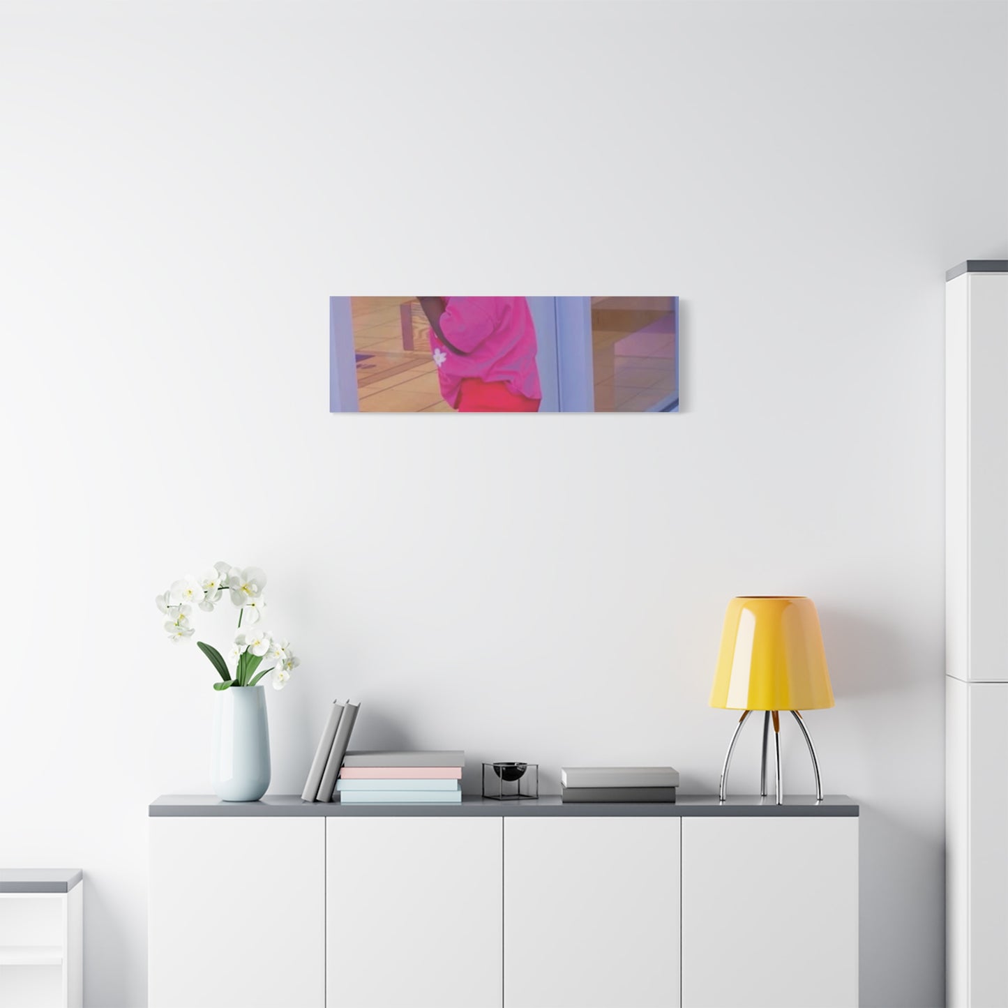 Canvas Wall Art - Candid Child Photo Matte Stretched Print