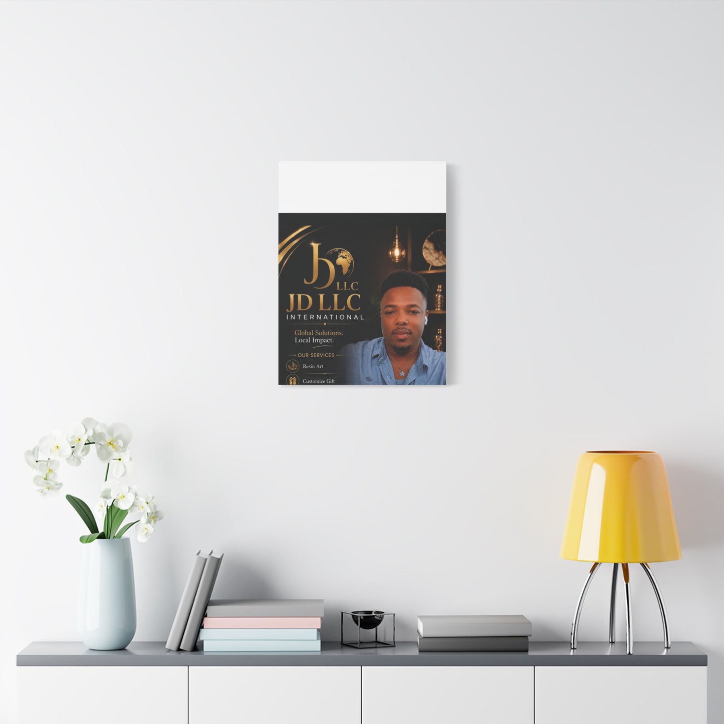 Canvas Print - JD LLC International Branded Portrait (Matte Stretched Canvas)