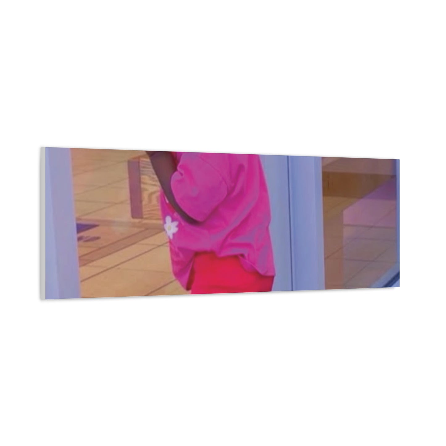 Canvas Wall Art - Candid Child Photo Matte Stretched Print