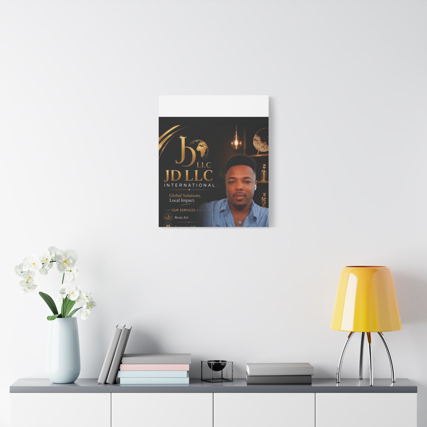 Canvas Print - JD LLC International Branded Portrait (Matte Stretched Canvas)