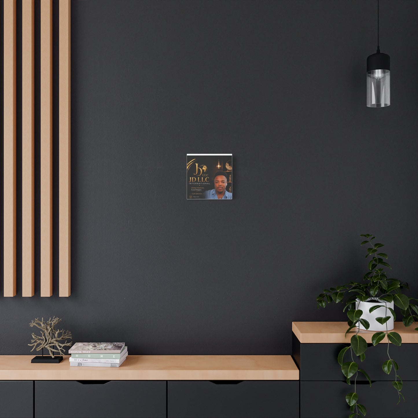 Canvas Print - JD LLC International Branded Portrait (Matte Stretched Canvas)
