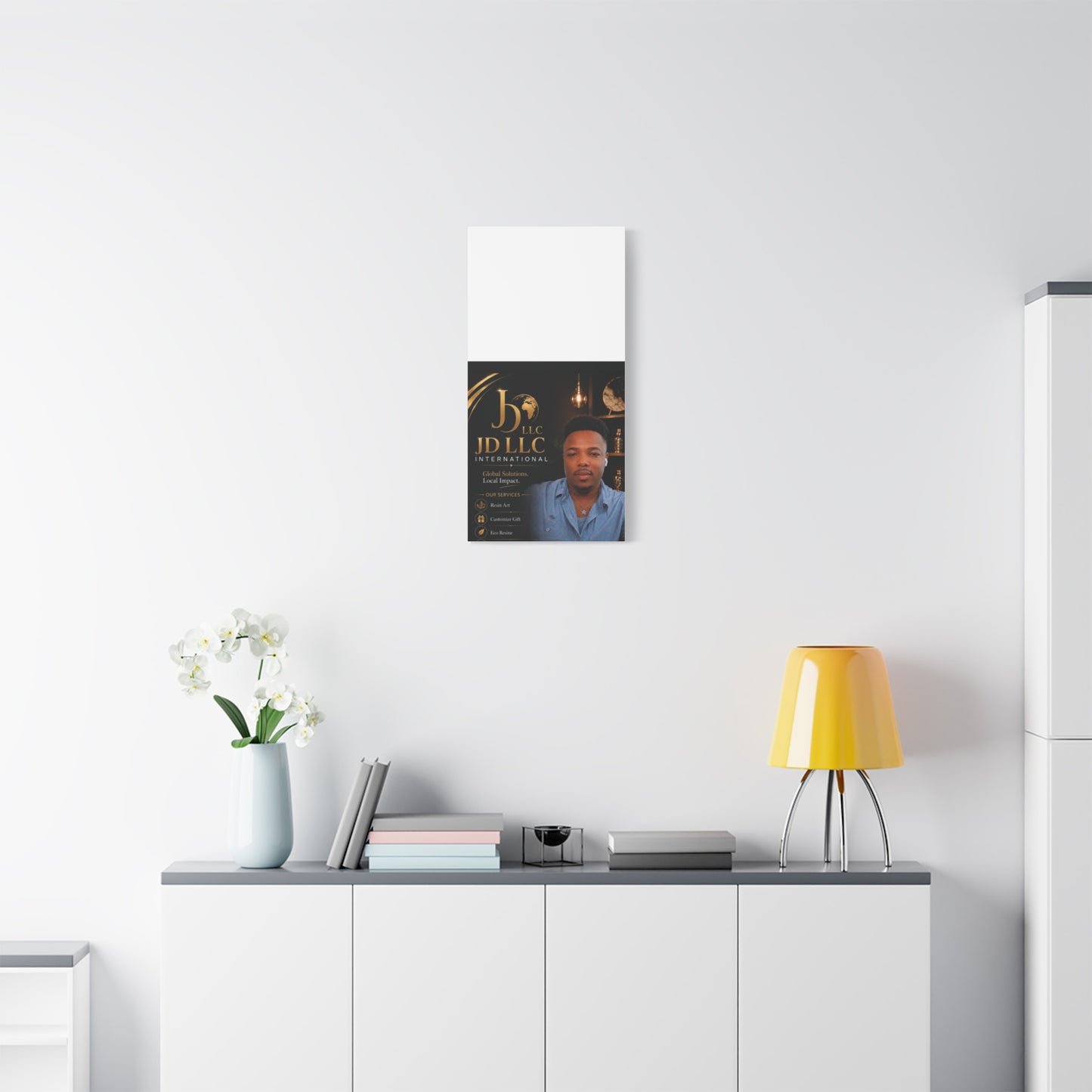 Canvas Print - JD LLC International Branded Portrait (Matte Stretched Canvas)