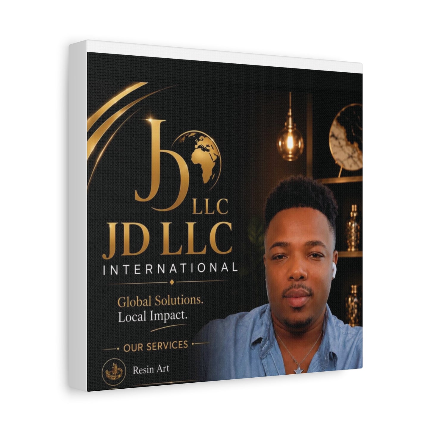 Canvas Print - JD LLC International Branded Portrait (Matte Stretched Canvas)