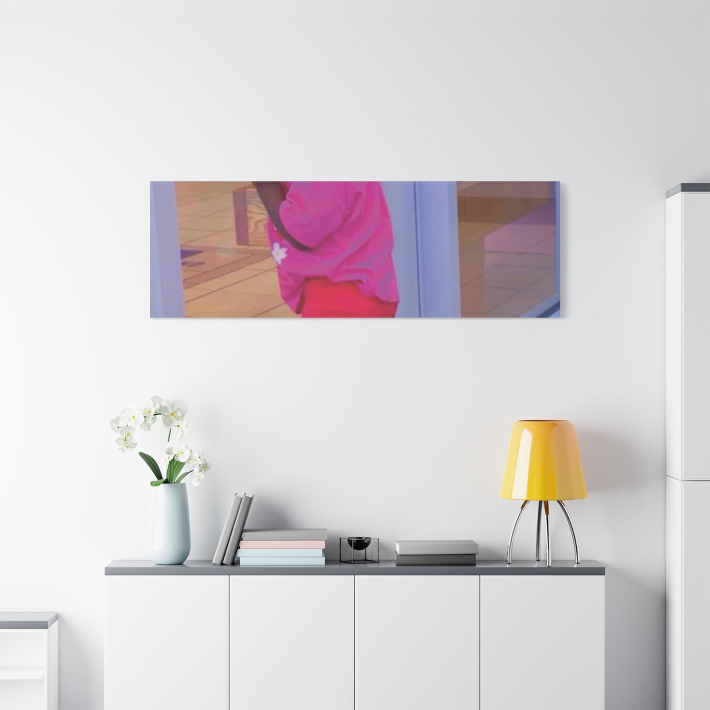 Canvas Wall Art - Candid Child Photo Matte Stretched Print