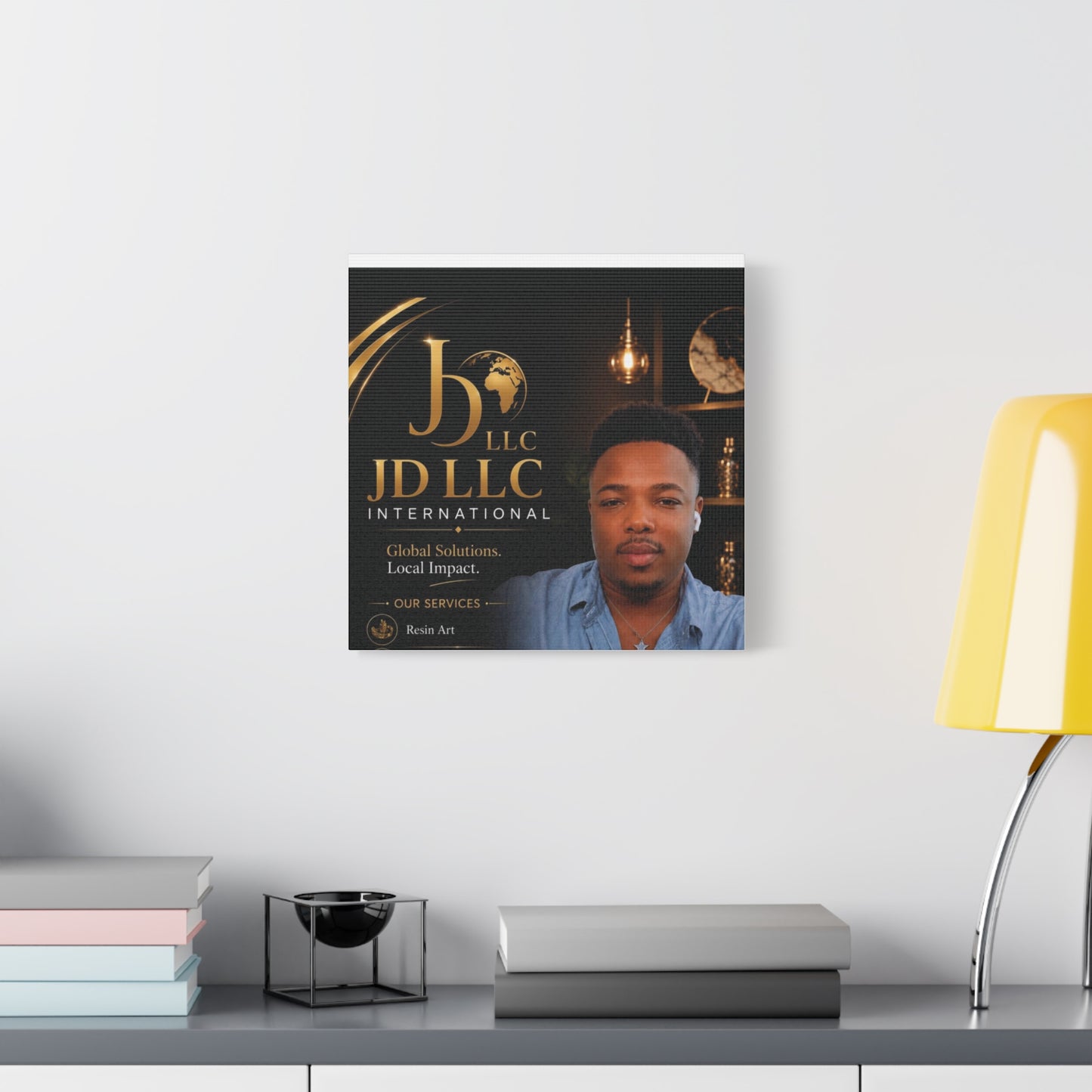 Canvas Print - JD LLC International Branded Portrait (Matte Stretched Canvas)
