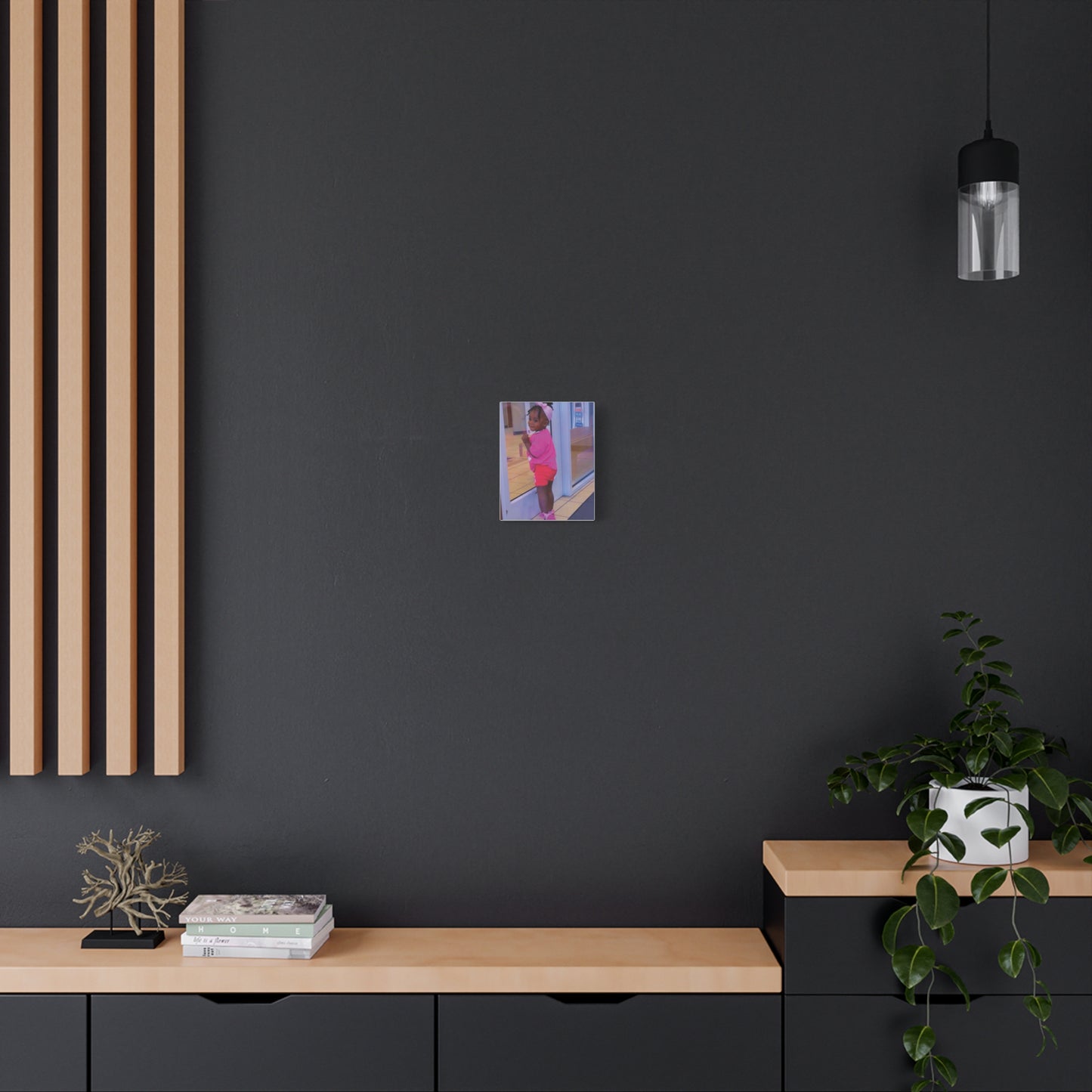 Canvas Wall Art - Candid Child Photo Matte Stretched Print