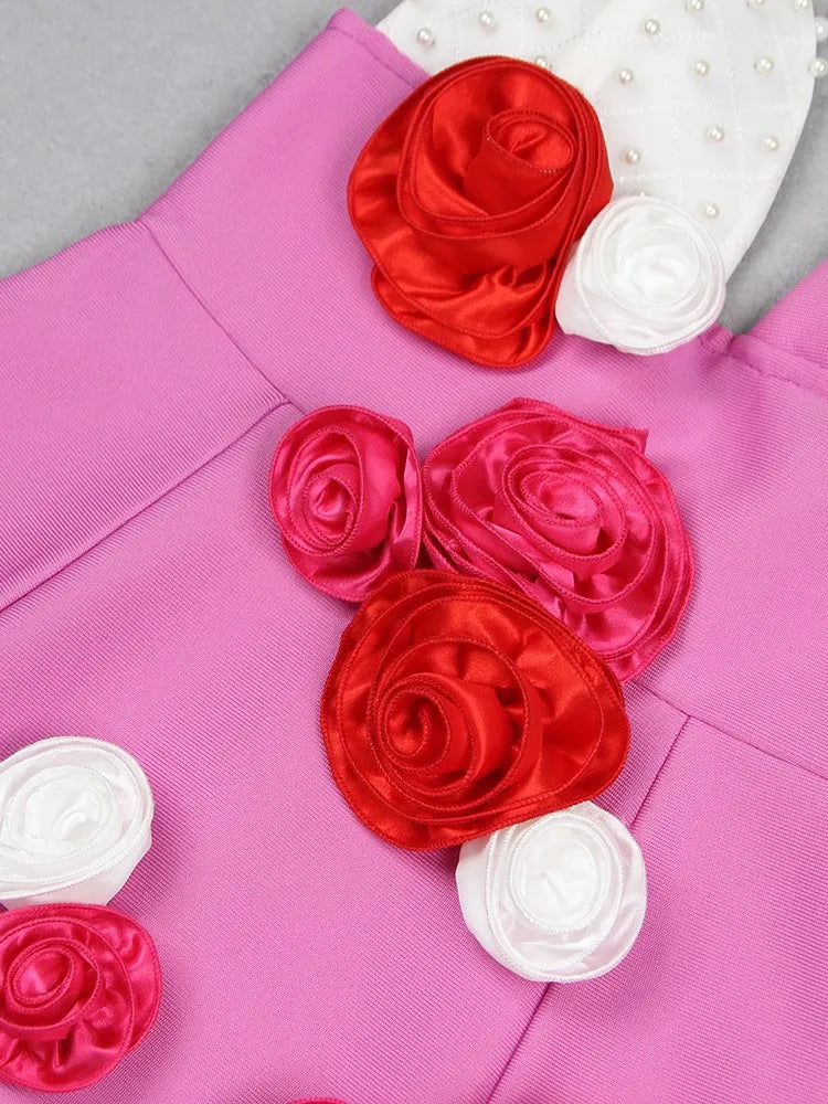 Sexy Dress For Women V Neck Sleeveless High Waist Spliced Appliques Camisole Dresses Female New