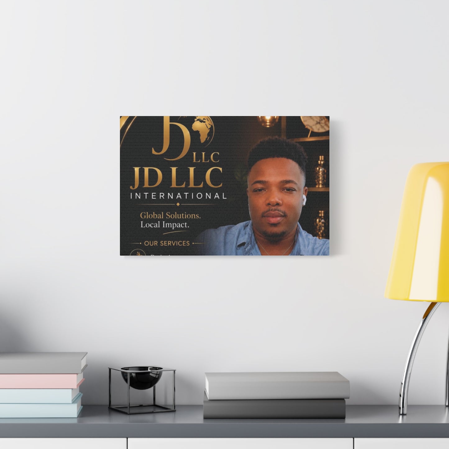 Canvas Print - JD LLC International Branded Portrait (Matte Stretched Canvas)