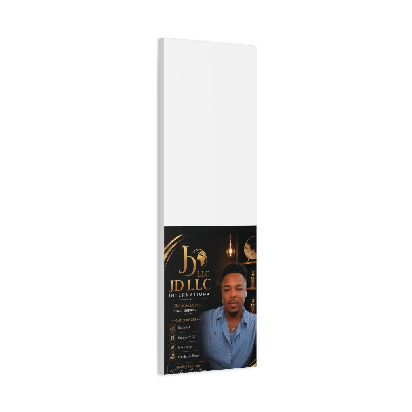 Canvas Print - JD LLC International Branded Portrait (Matte Stretched Canvas)