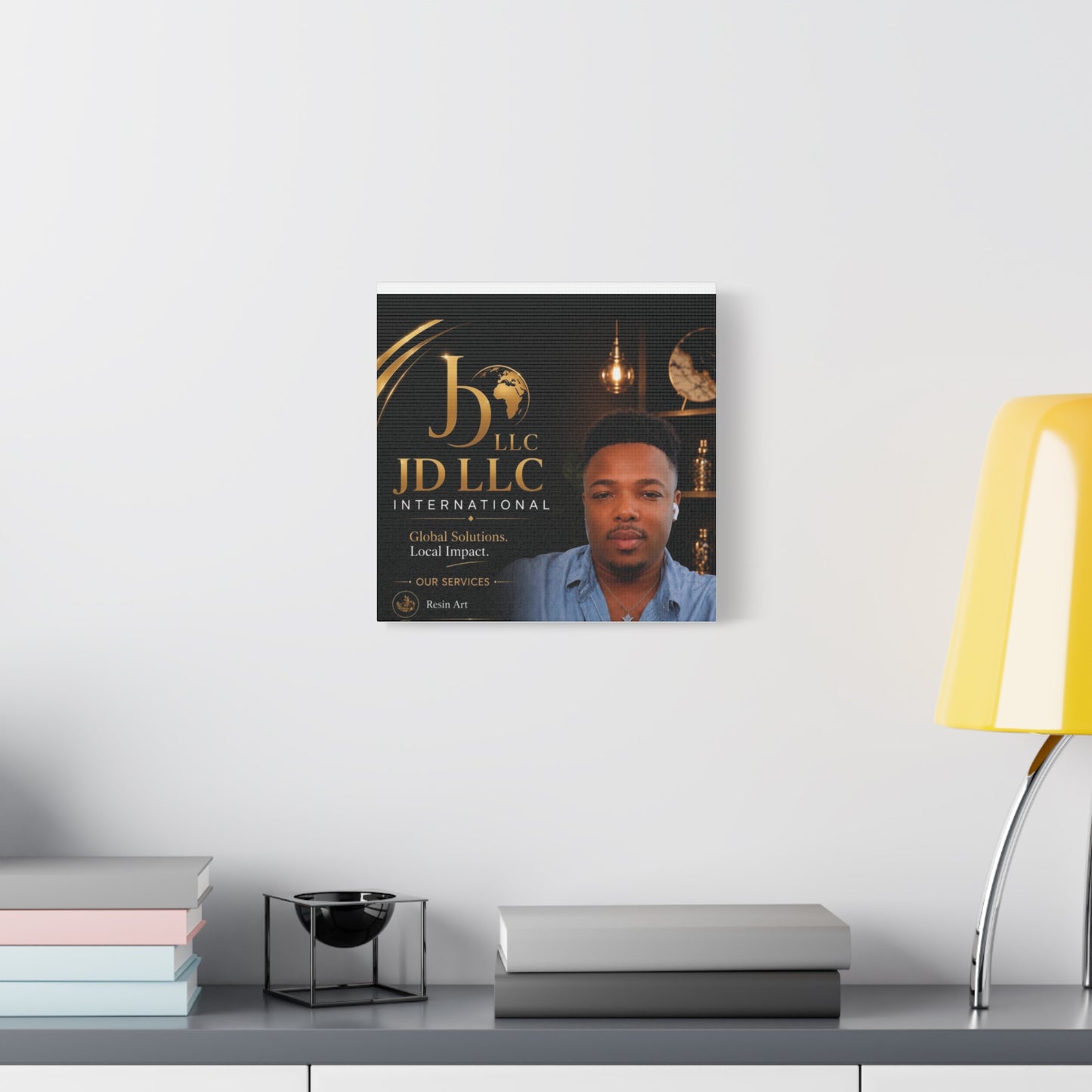 Canvas Print - JD LLC International Branded Portrait (Matte Stretched Canvas)