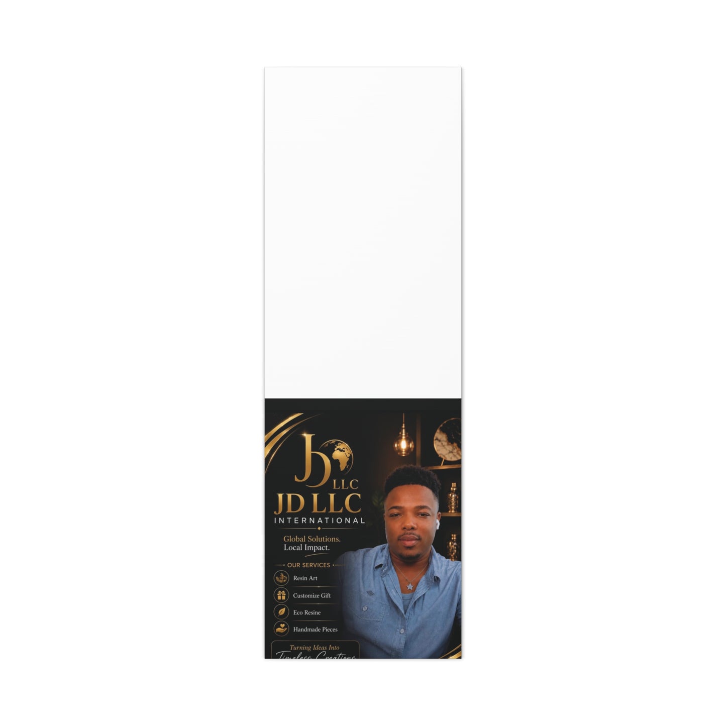 Canvas Print - JD LLC International Branded Portrait (Matte Stretched Canvas)
