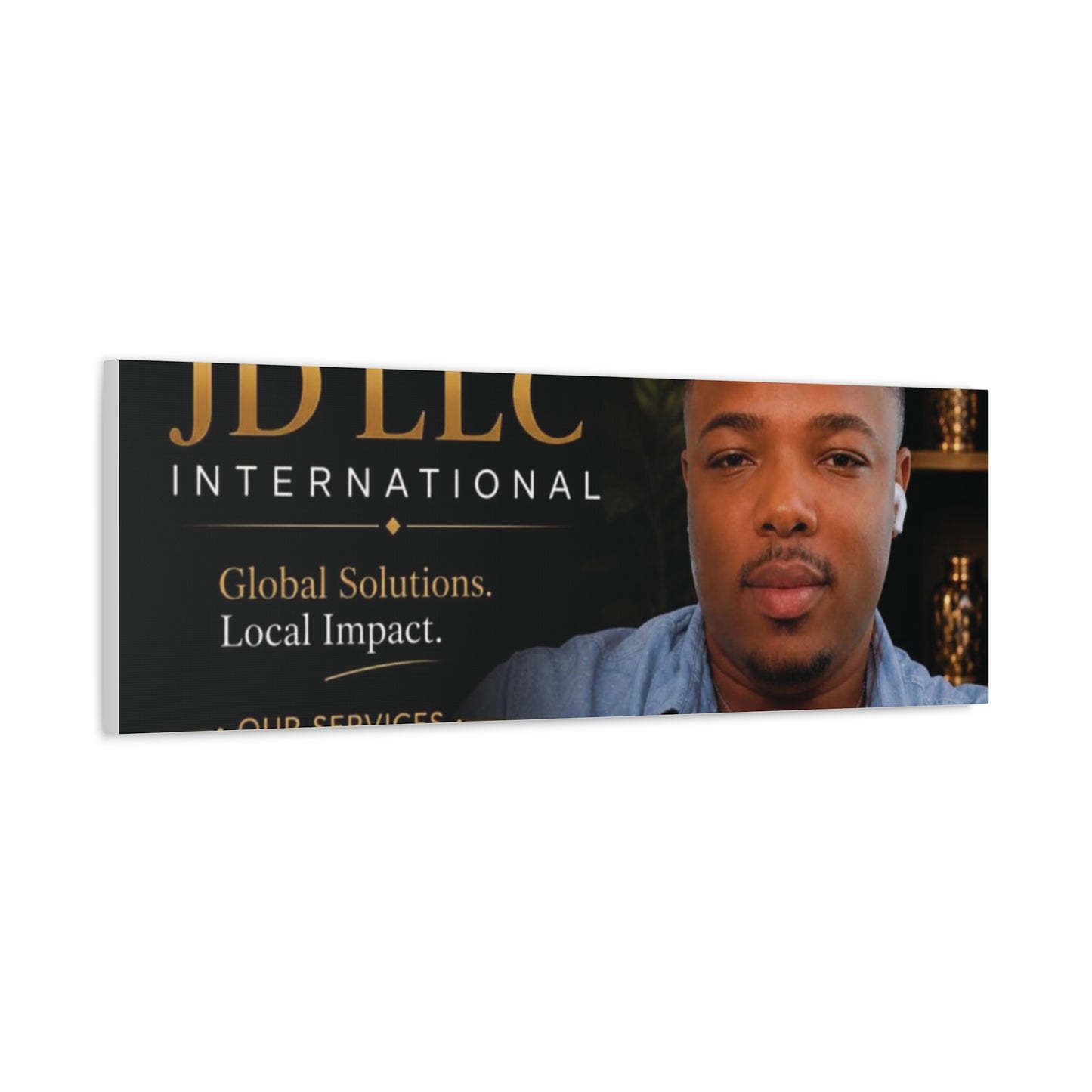 Canvas Print - JD LLC International Branded Portrait (Matte Stretched Canvas)