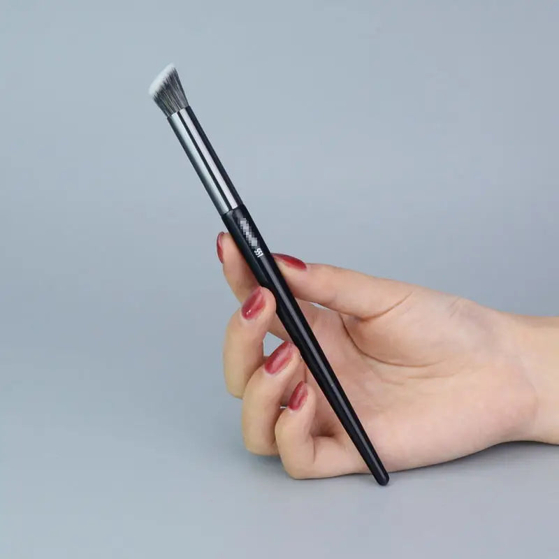 1pc Angled Foundation Makeup brushes Fan Powder Make up brushes 3D Bronzer Blusher stippling brush Eyeshadow Concealer Eyebrow