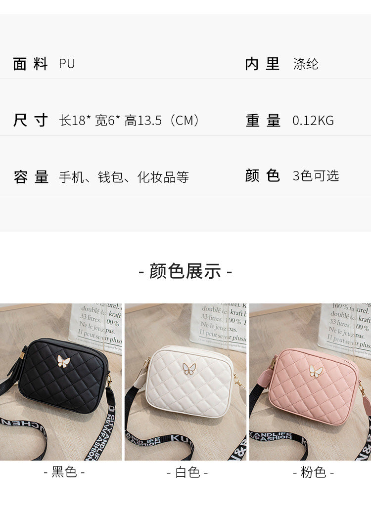bag 2022ladies bag fashion bag wholesale leisurely simple diamond embroidered camera bag a generation of hair