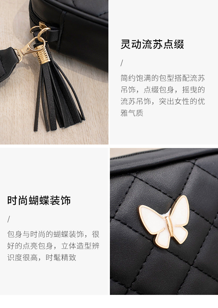 bag 2022ladies bag fashion bag wholesale leisurely simple diamond embroidered camera bag a generation of hair