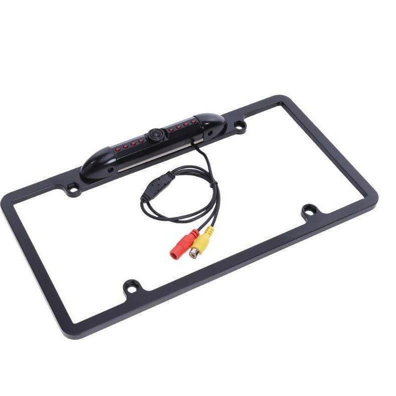 Cross-Border Amazon Us License Plate Frame Reversing Rear View Camera License Plate Frame Infrared Light Night Vision Car Camera