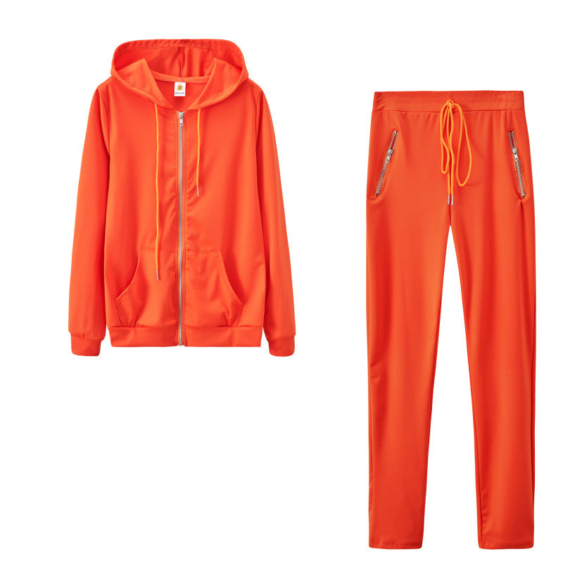 Women’s Fashion Zip-Up Two-Piece Lounge Set