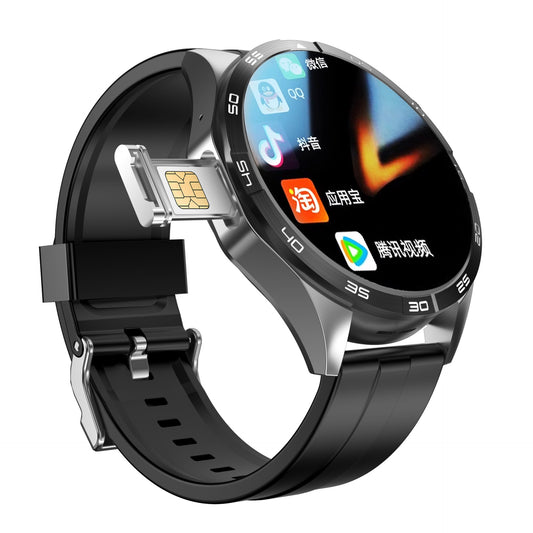 WATCH 4 Cellular Card Smart Watch Free Download Running Single Camera nfc Game Heart Rate Monitoring