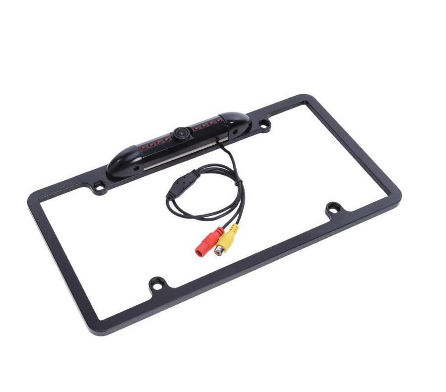 Cross-Border Amazon Us License Plate Frame Reversing Rear View Camera License Plate Frame Infrared Light Night Vision Car Camera