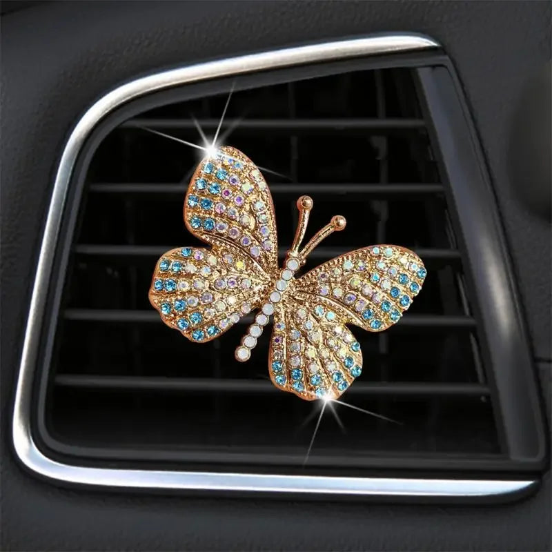 Universal Water Butterfly Auto Air Freshener Durable Exquisite Butterfly Air Conditioning Car Air Outlet Perfume Clip